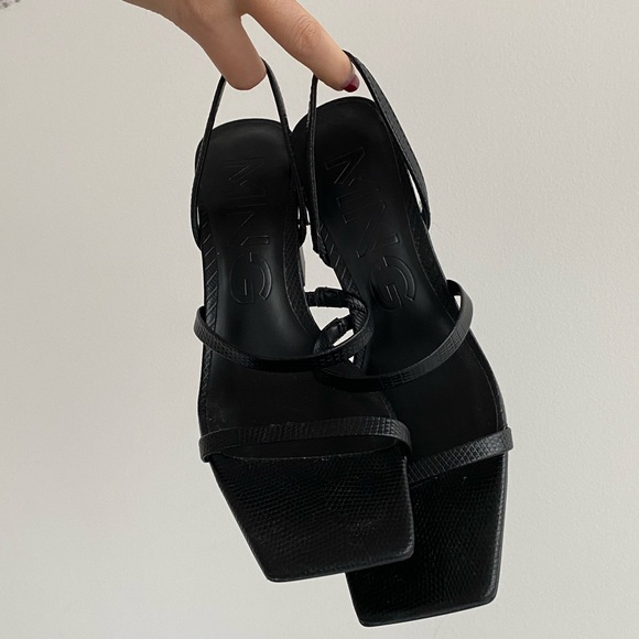 Mango black strappy sandals - Picture 3 of 3